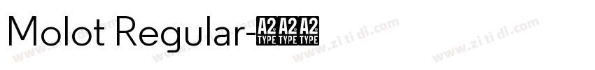Molot Regular字体转换